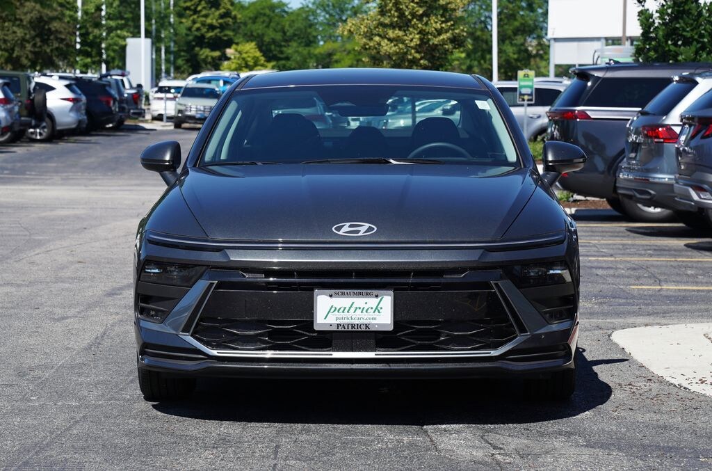 New 2026 Hyundai Sonata Hybrid Blue Sedan