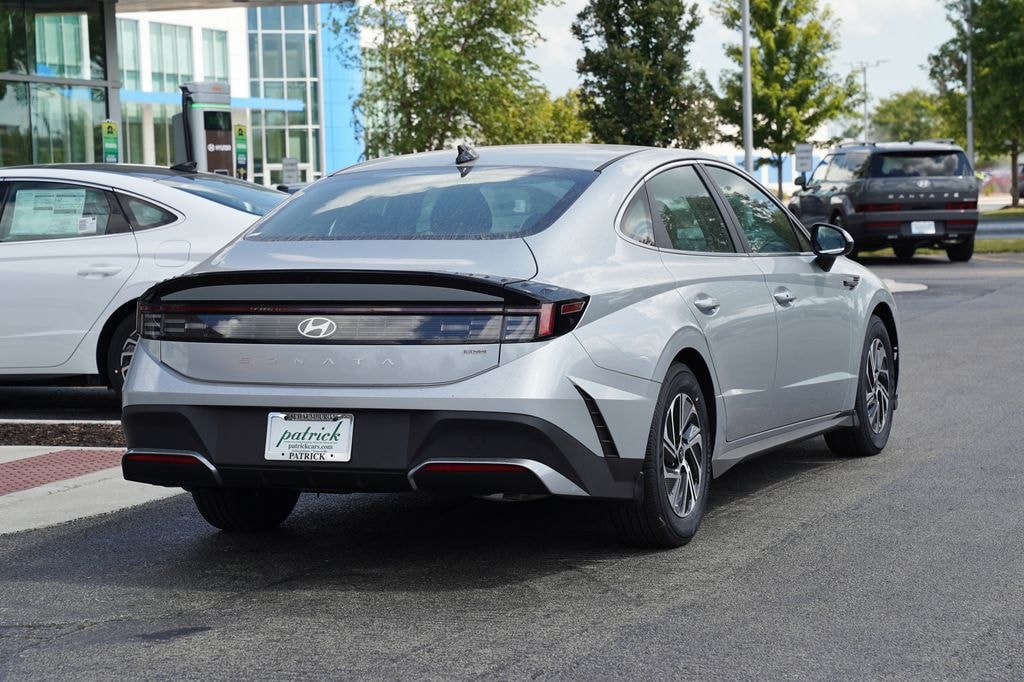 New 2026 Hyundai Sonata Hybrid Blue Sedan
