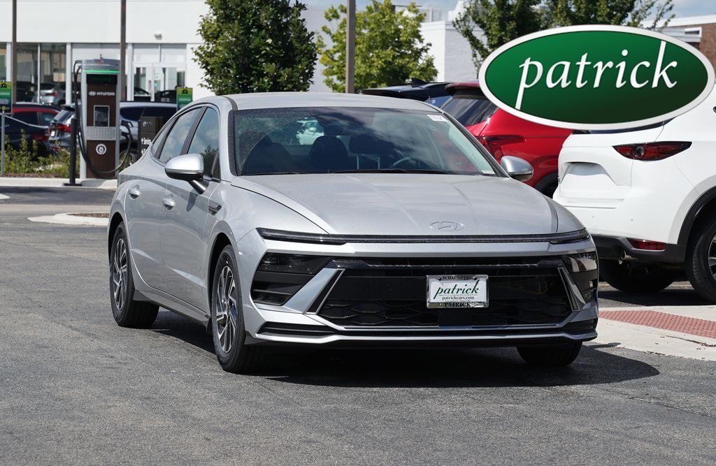 New 2026 Hyundai Sonata Hybrid Blue Sedan