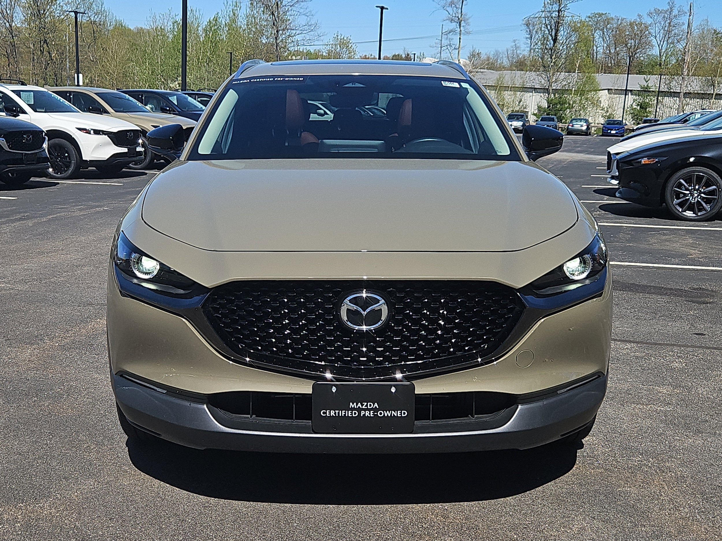 Certified 2024 Mazda CX-30 Carbon Turbo with VIN 3MVDMBXY8RM669008 for sale in Auburn, MA