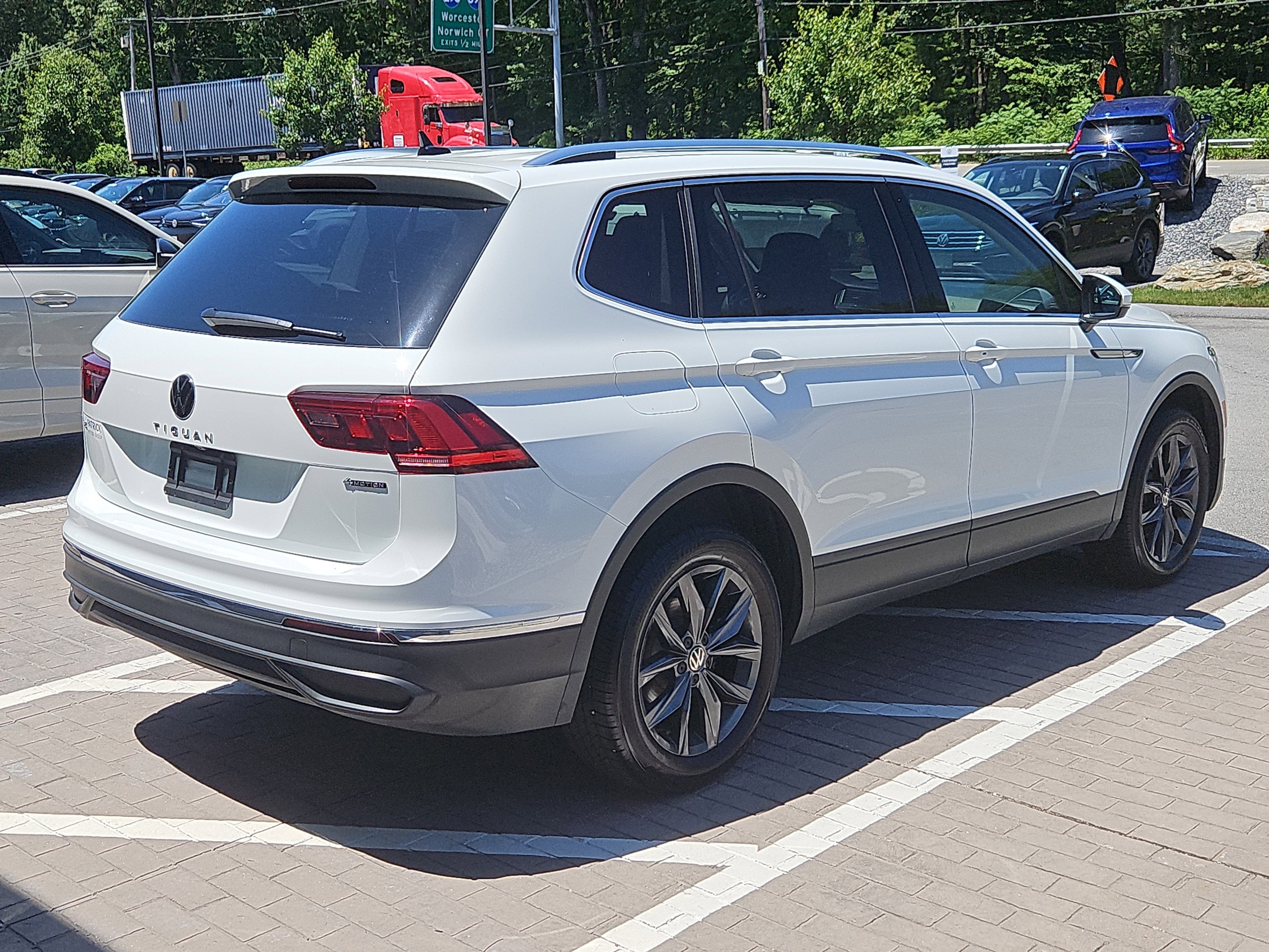 Certified 2022 Volkswagen Tiguan SE with VIN 3VV2B7AX4NM120042 for sale in Auburn, MA