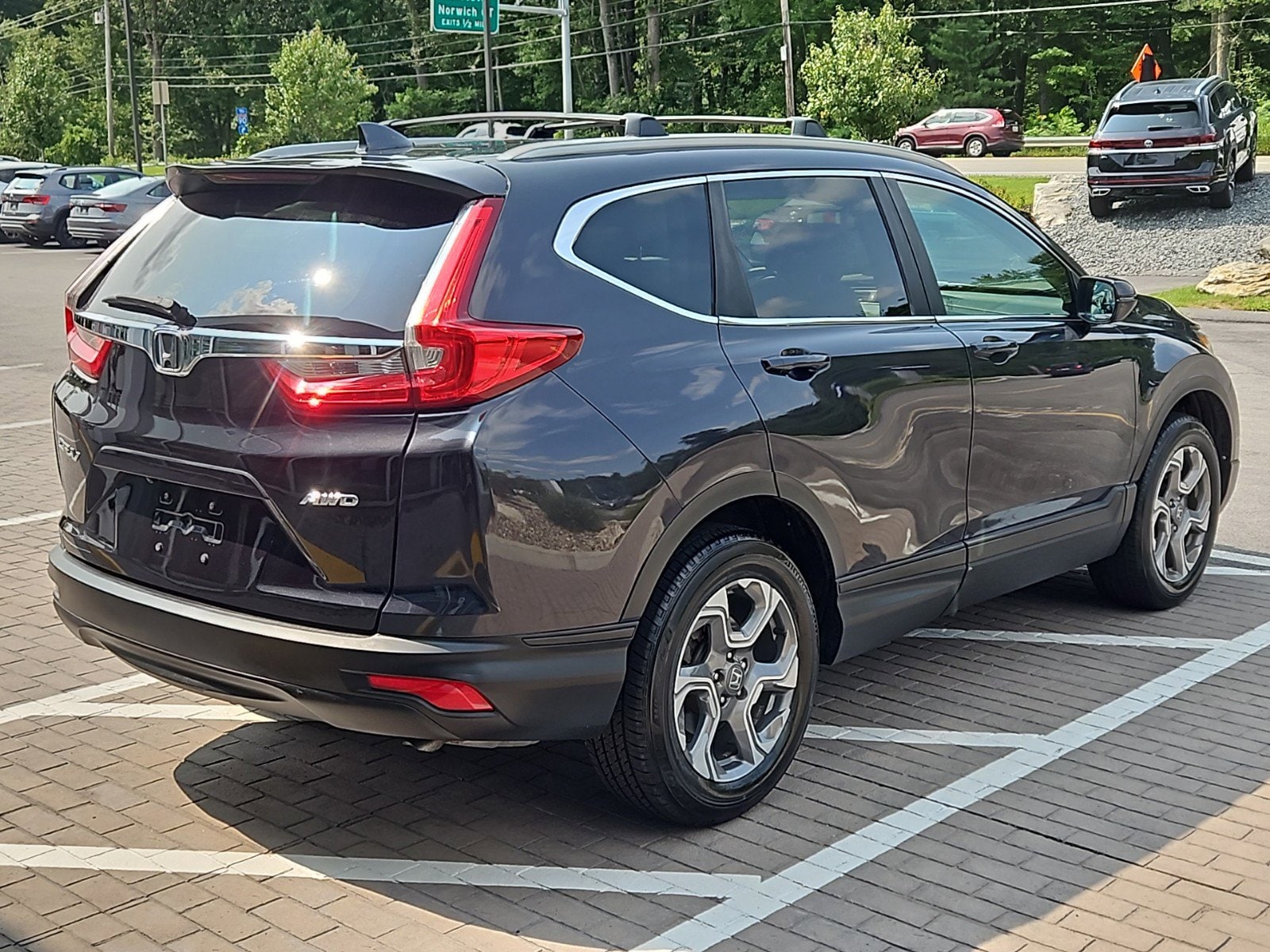 Used 2017 Honda CR-V EX-L with VIN 2HKRW2H82HH638616 for sale in Auburn, MA