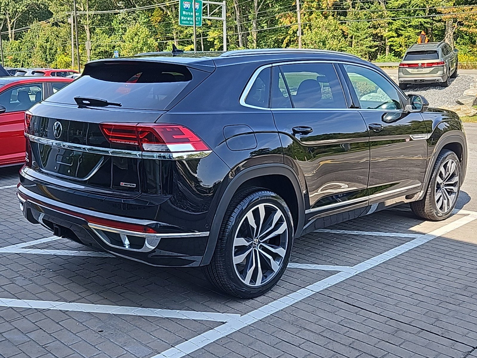 Used 2022 Volkswagen Atlas Cross Sport SEL Premium R-Line with VIN 1V2FE2CA7NC201118 for sale in Auburn, MA