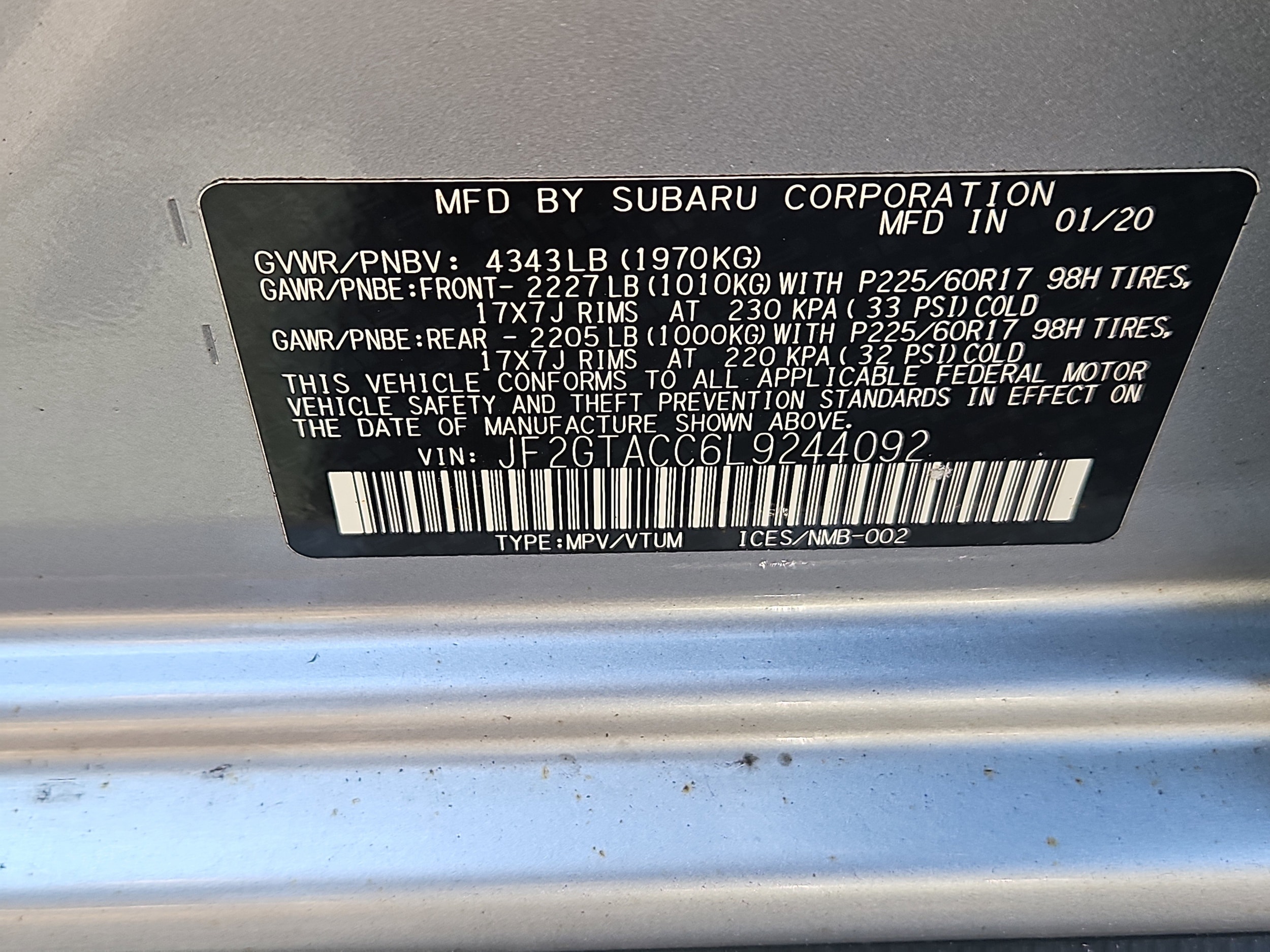 used 2020 Subaru Crosstrek car, priced at $18,659