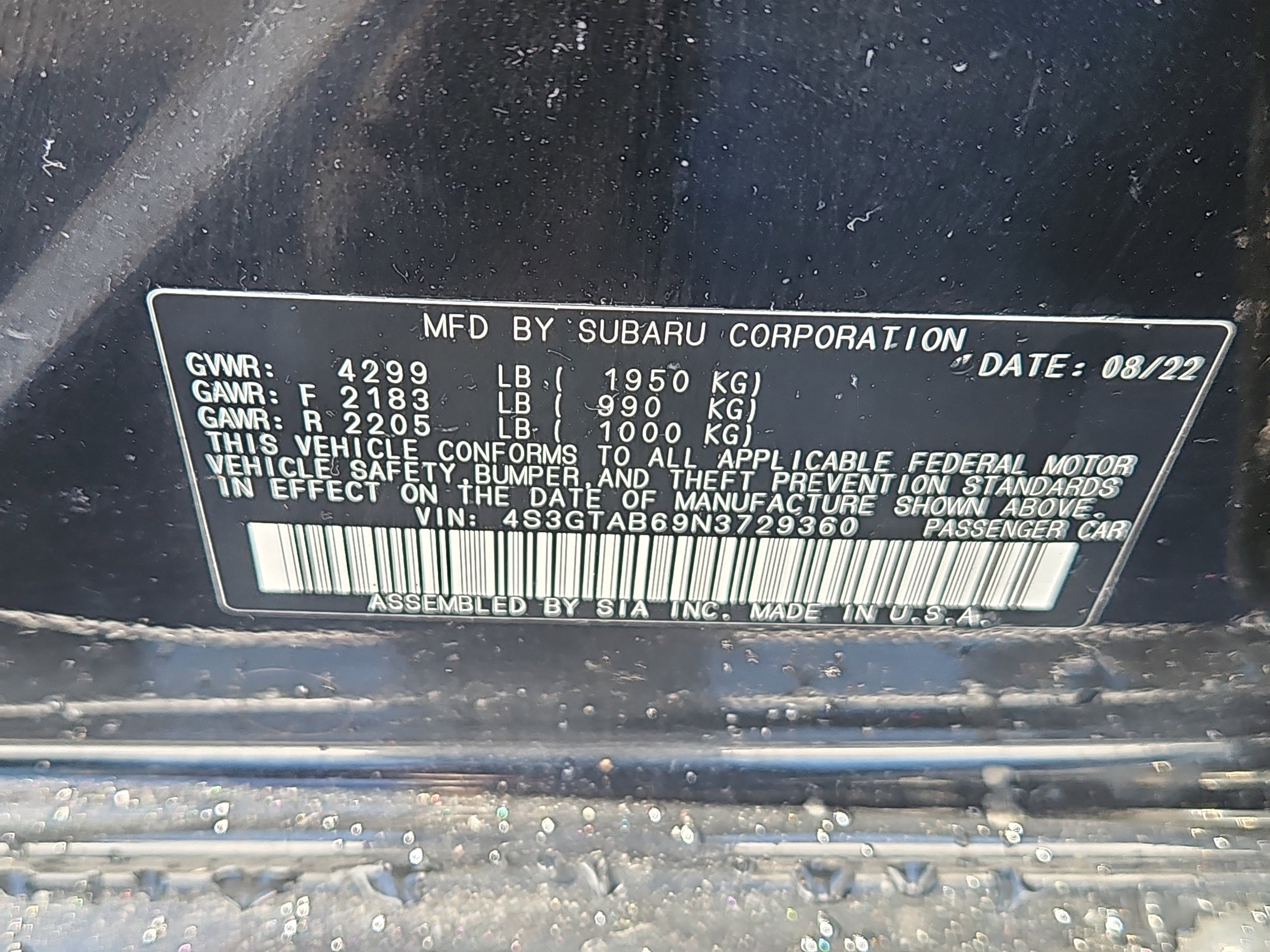 used 2022 Subaru Impreza car, priced at $19,909