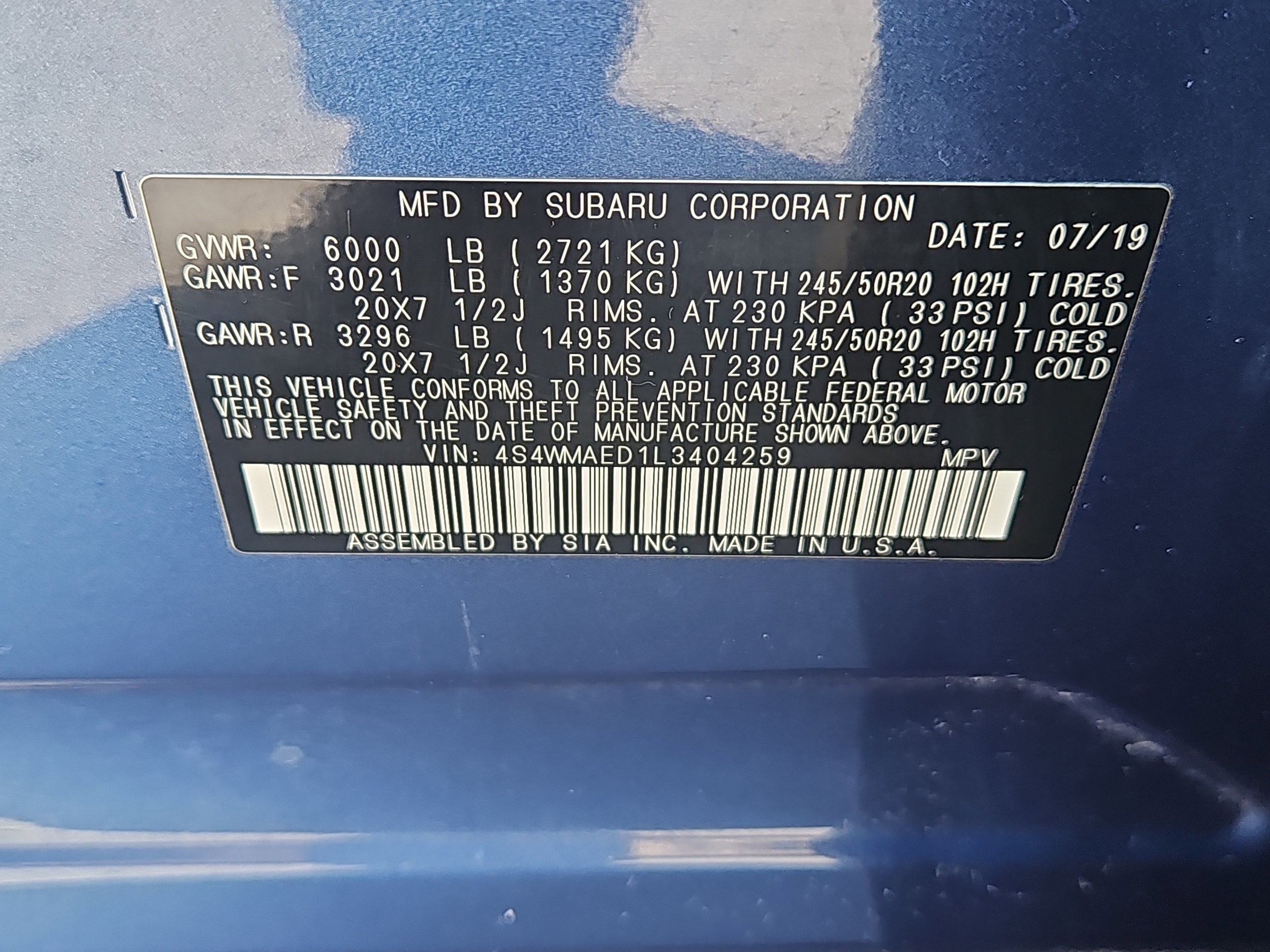 used 2020 Subaru Ascent car, priced at $18,989