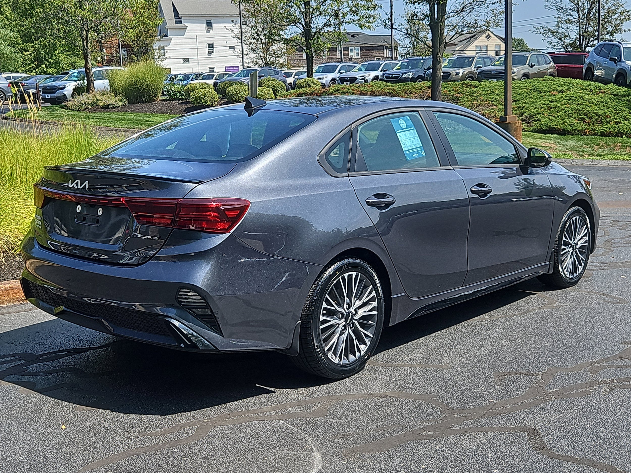 Used 2022 Kia FORTE GT-Line with VIN 3KPF54AD0NE493665 for sale in Shrewsbury, MA