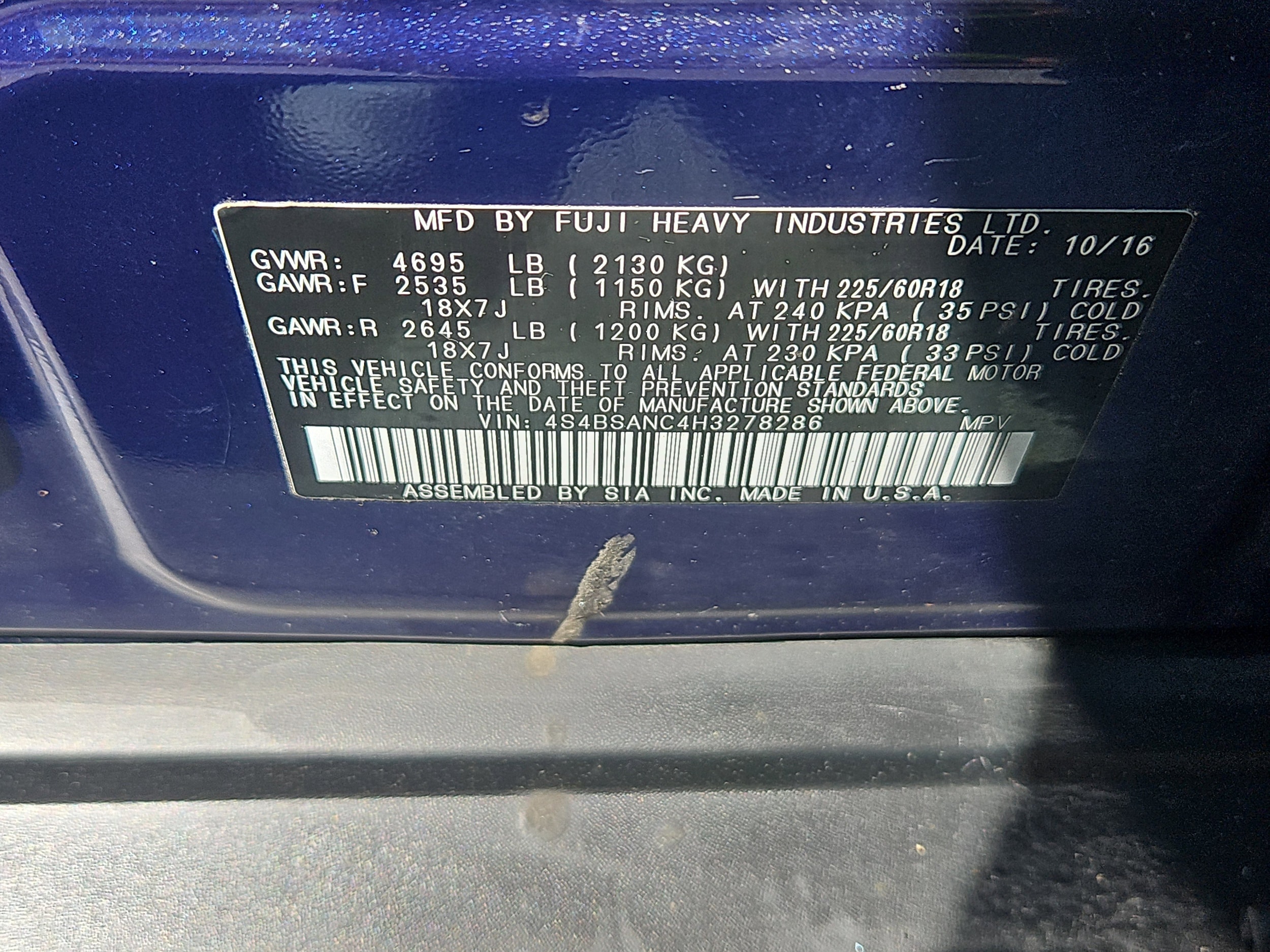 used 2017 Subaru Outback car, priced at $16,781
