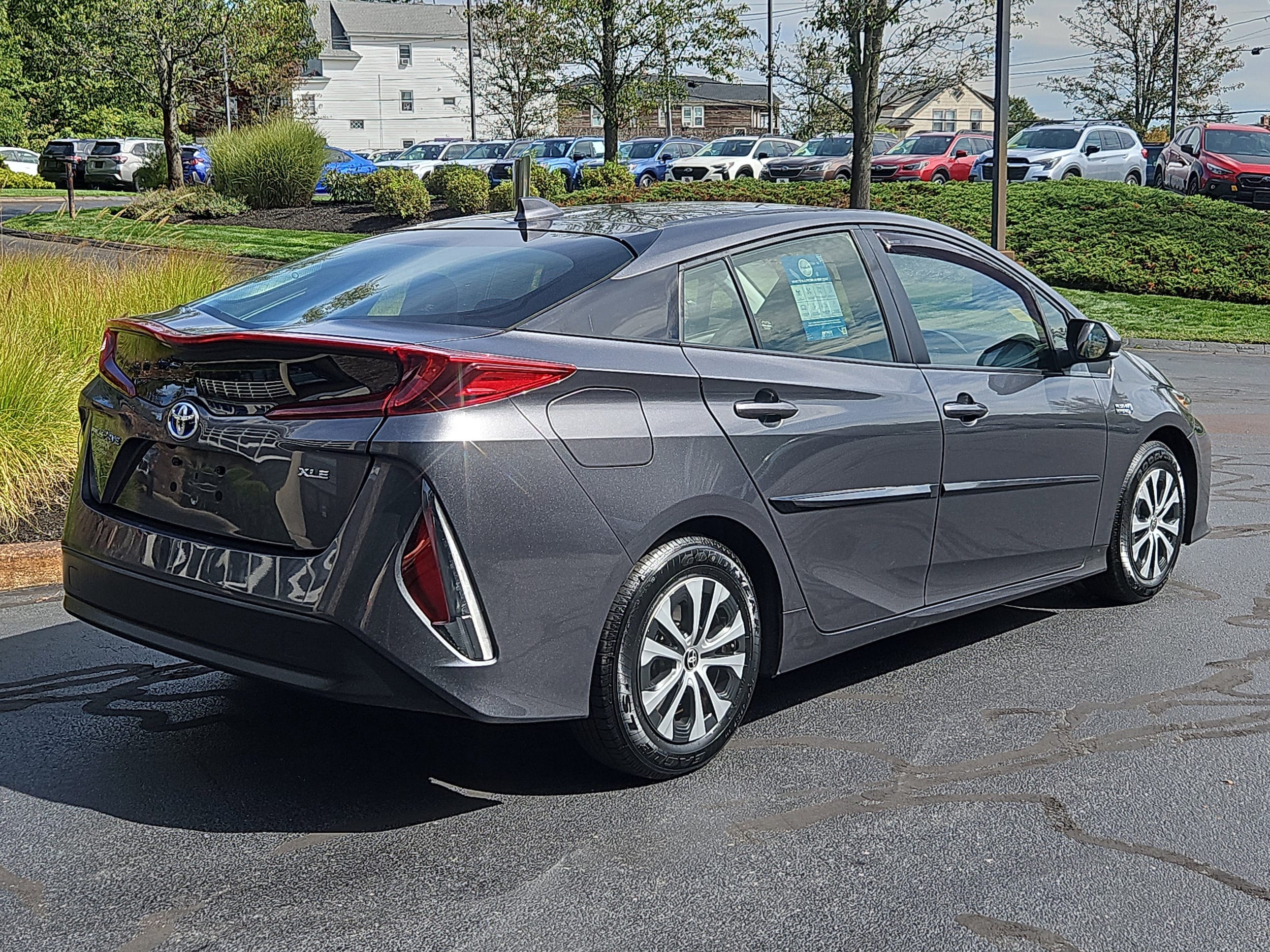 Used 2021 Toyota Prius Prime XLE with VIN JTDKAMFP0M3194258 for sale in Shrewsbury, MA