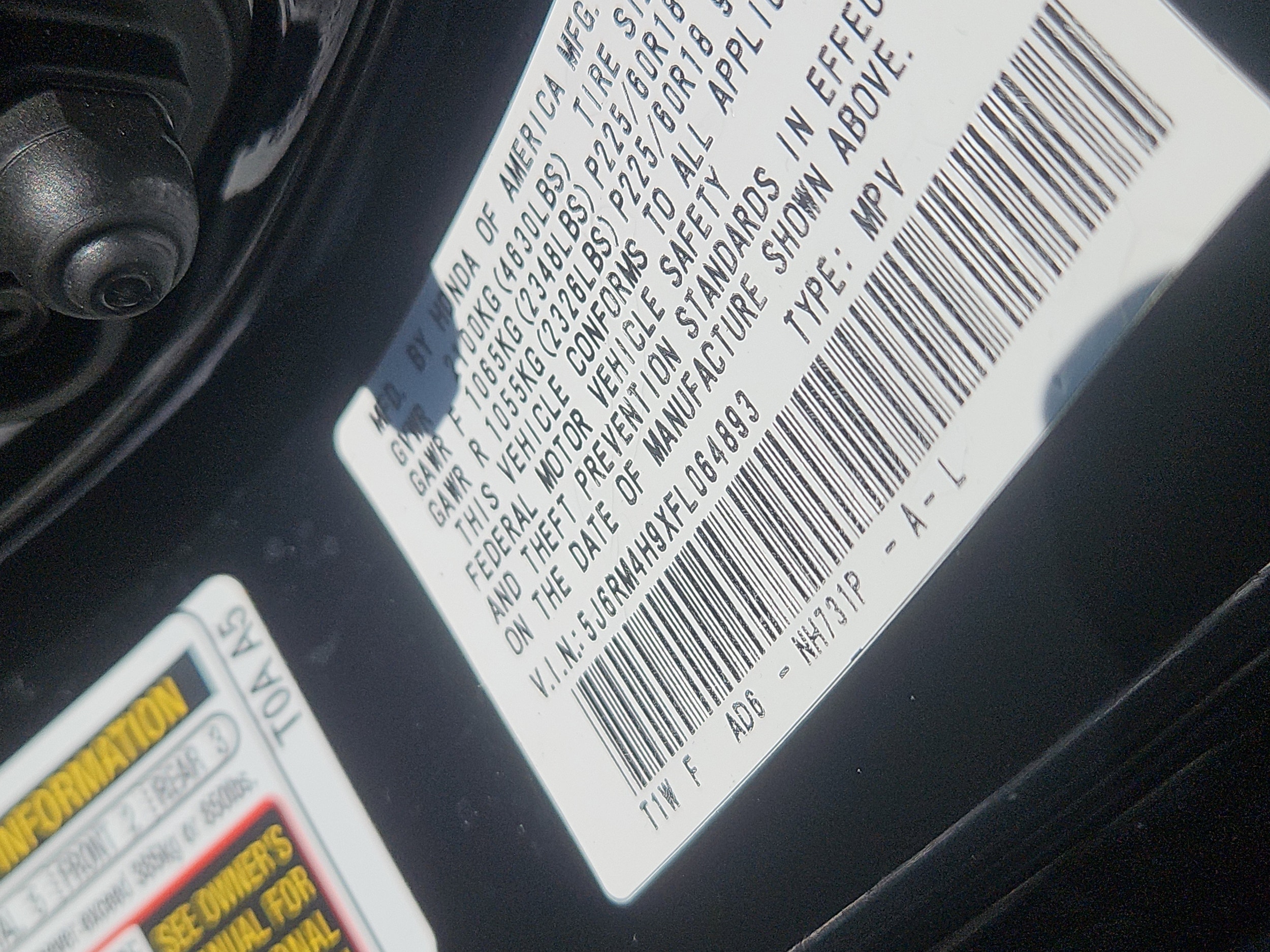 used 2015 Honda CR-V car, priced at $18,842