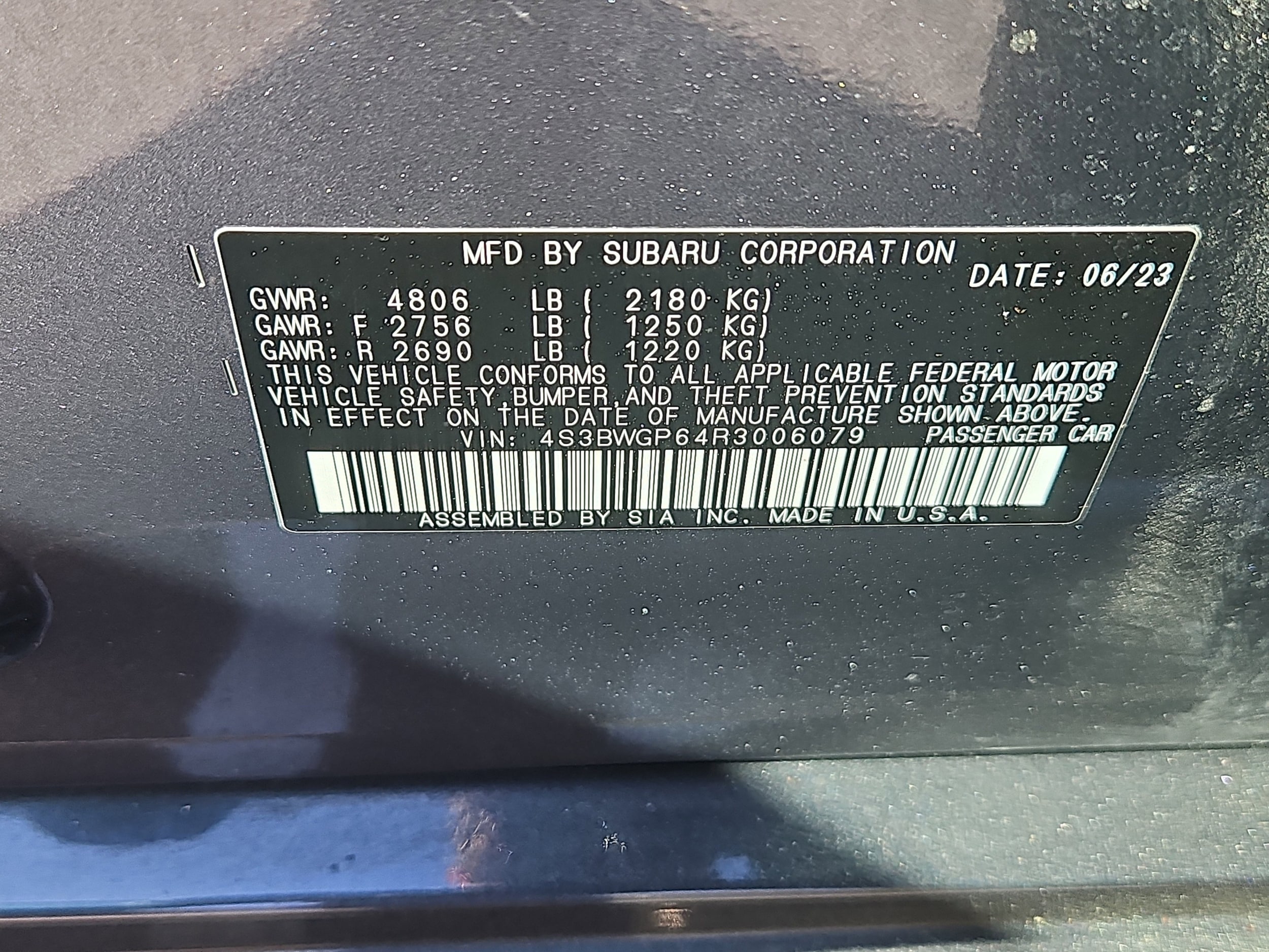 used 2024 Subaru Legacy car, priced at $29,524