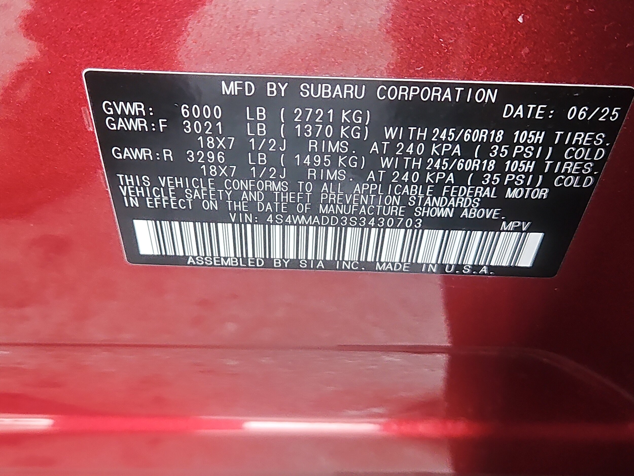 used 2025 Subaru Ascent car, priced at $37,873