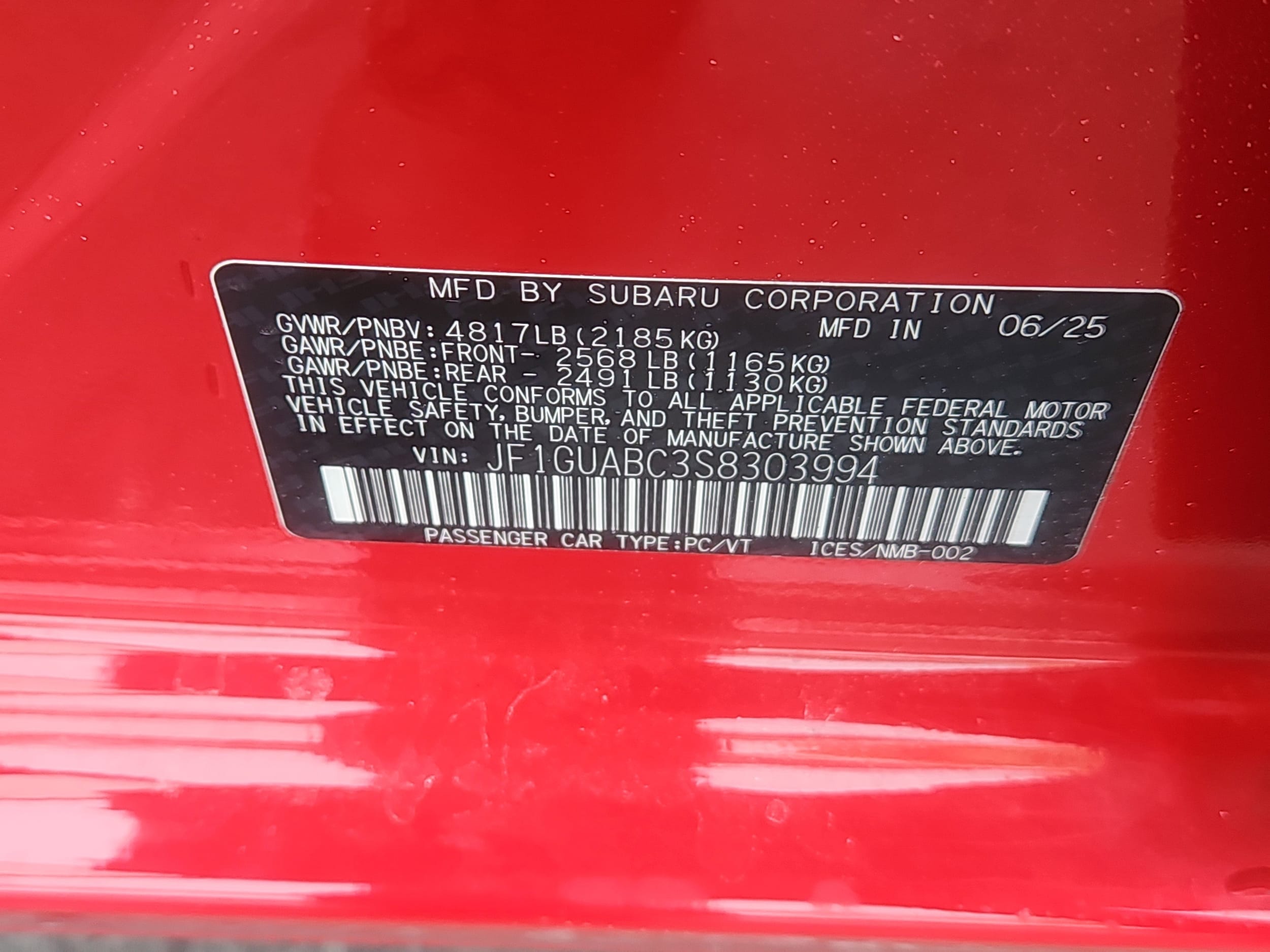 used 2025 Subaru Impreza car, priced at $24,990