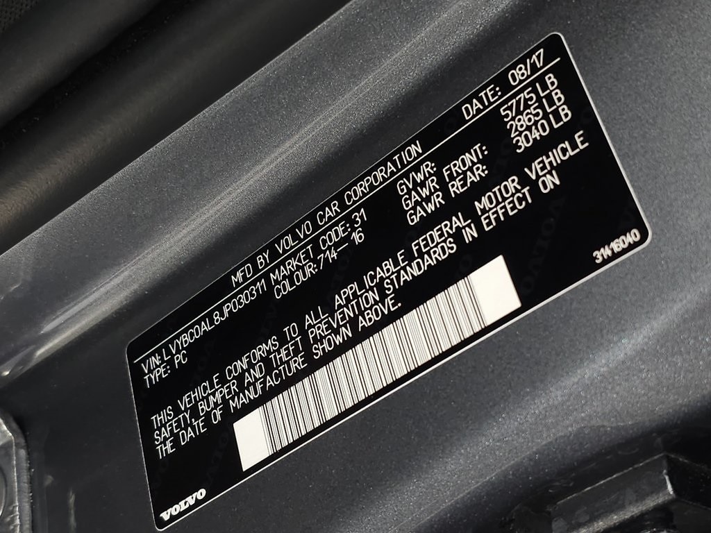 2018 Volvo S90 Hybrid T8 Inscription 38