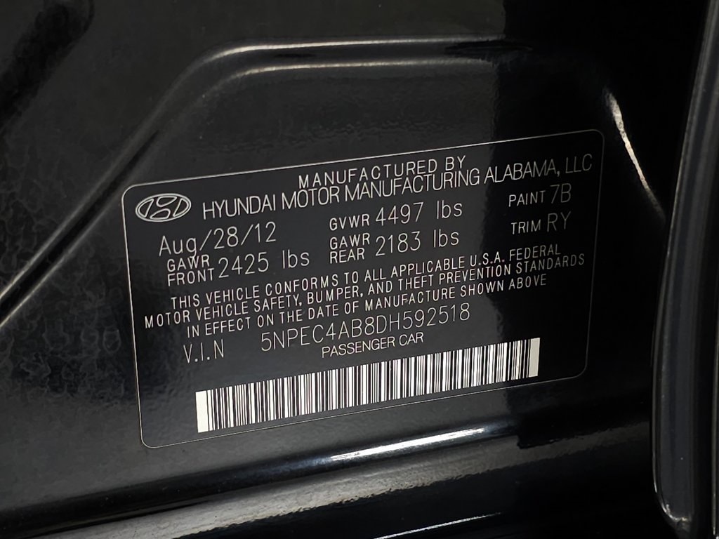 2013 Hyundai Sonata Limited 2.0T 26