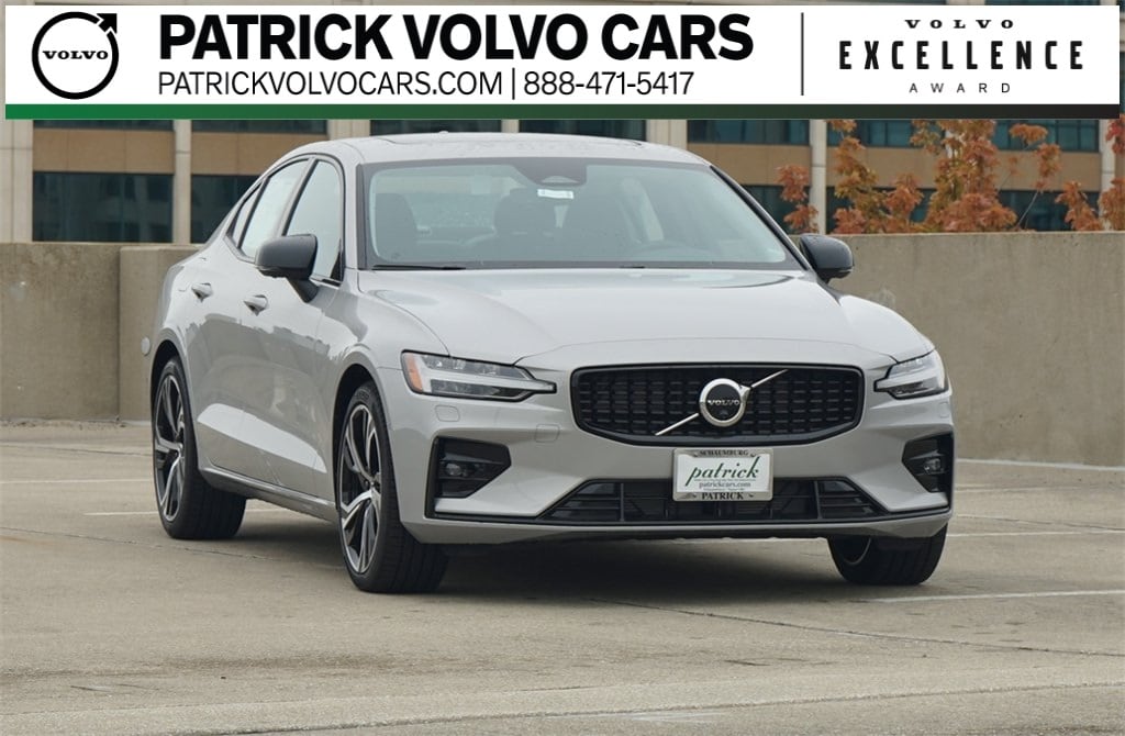 New 2024 Volvo S60 B5 Plus Dark Sedan in Schaumburg, IL Near Hoffman