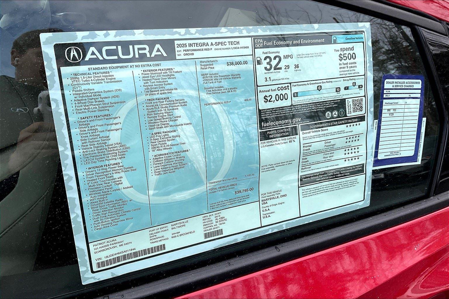 2025 Acura Integra A-Spec w/Technology Package - Photo 14