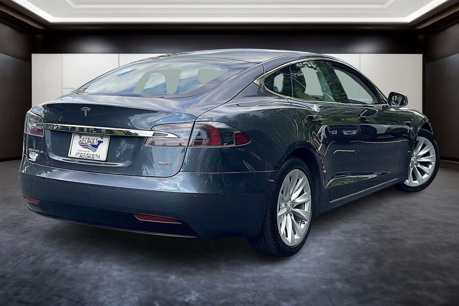 Used 2017 Tesla Model S 75D with VIN 5YJSA1E26HF198618 for sale in Scarborough, ME