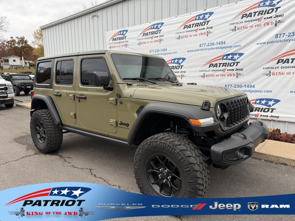 Certified 2025 Jeep Wrangler Willys Willys 4x4