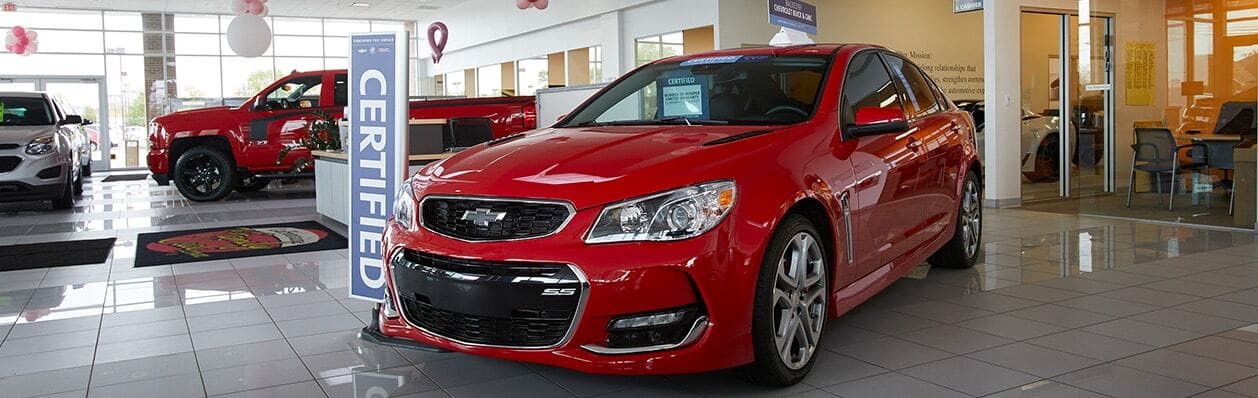 Certified pre owned Chevrolet car at Patriot Chevrolet in Sturgeon Bay, WI