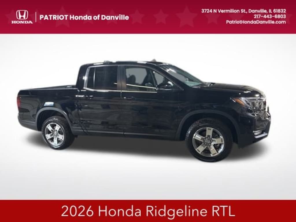 New 2026 Honda Ridgeline RTL Truck Crew Cab