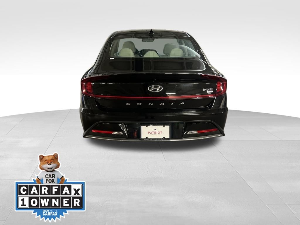 2021 Hyundai Sonata Hybrid Blue photo 4