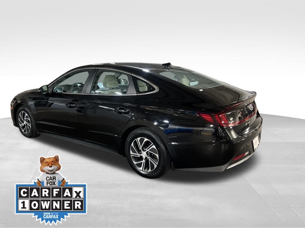 2021 Hyundai Sonata Hybrid Blue photo 3