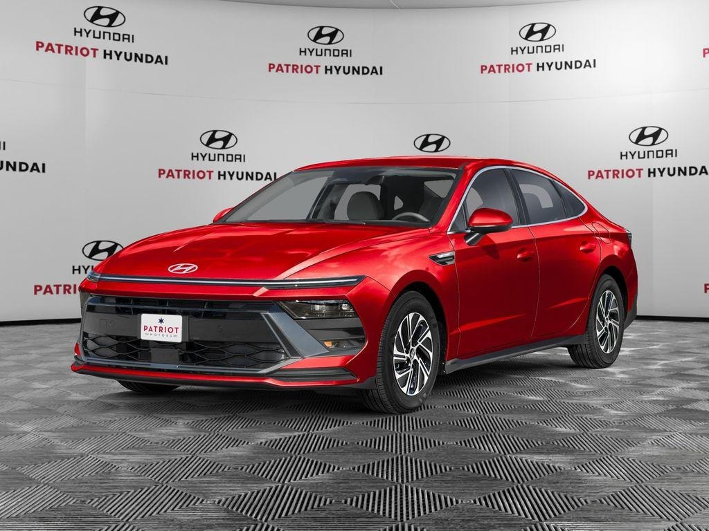 New 2026 Hyundai Sonata Hybrid Blue Sedan