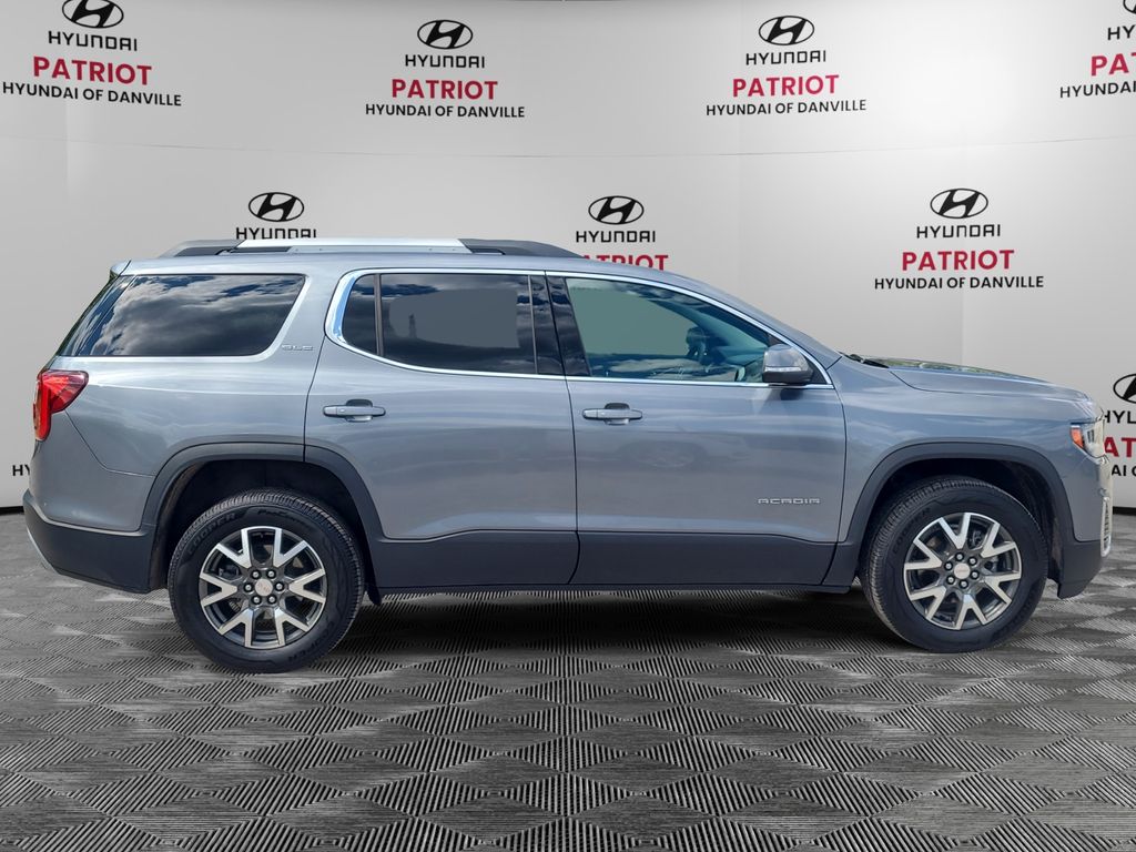 Used 2021 GMC Acadia SLE with VIN 1GKKNKLAXMZ216549 for sale in Danville, IL