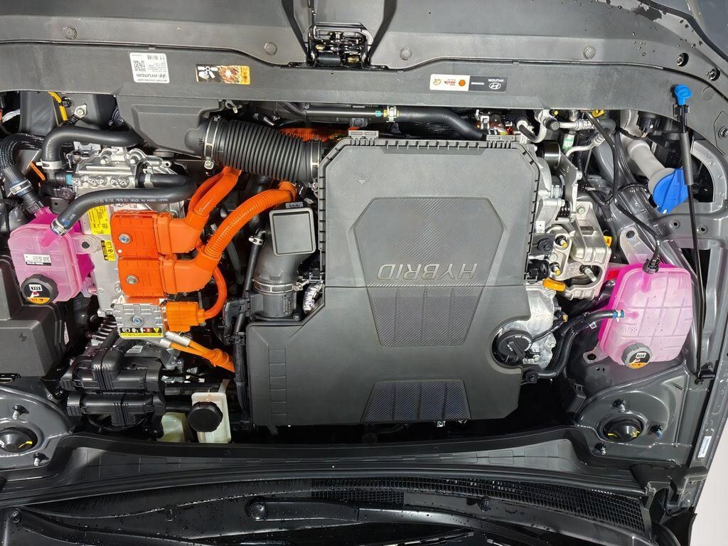 New 2026 Hyundai Elantra Hybrid Blue Sedan