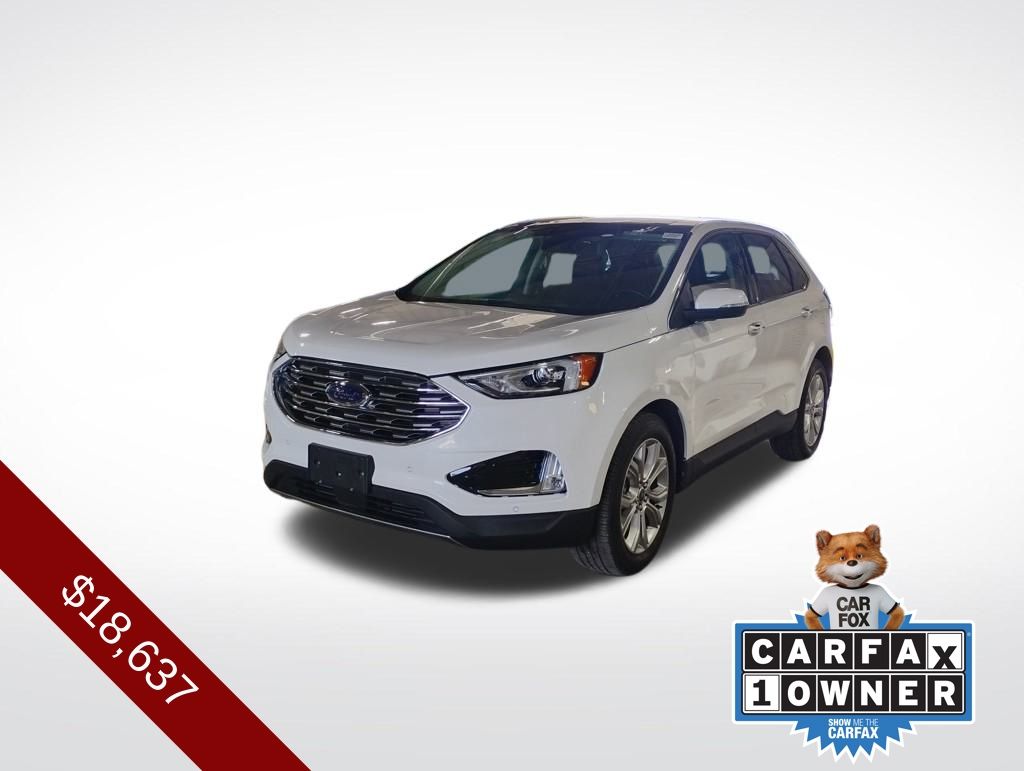 Used 2020 Ford Edge Titanium with VIN 2FMPK4K95LBB65195 for sale in Danville, IL