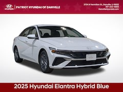 2025 Hyundai Elantra Hybrid Blue Sedan