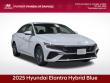 New 2025 Hyundai Elantra Hybrid Blue Sedan