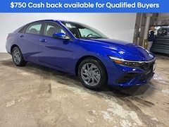 2026 Hyundai Elantra Hybrid Blue Sedan