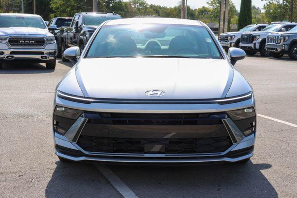 New 2026 Hyundai Sonata Hybrid Blue Sedan