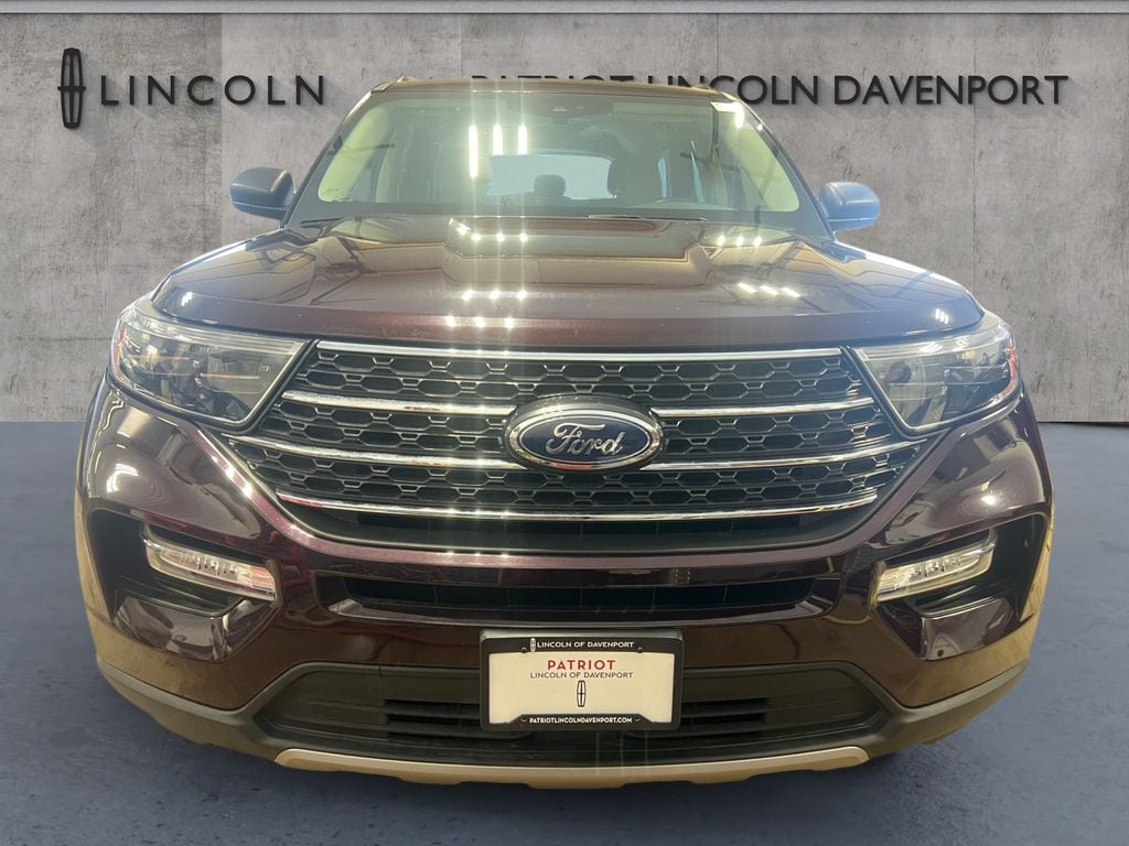Used 2023 Ford Explorer XLT with VIN 1FMSK7DH4PGA23760 for sale in Davenport, IA