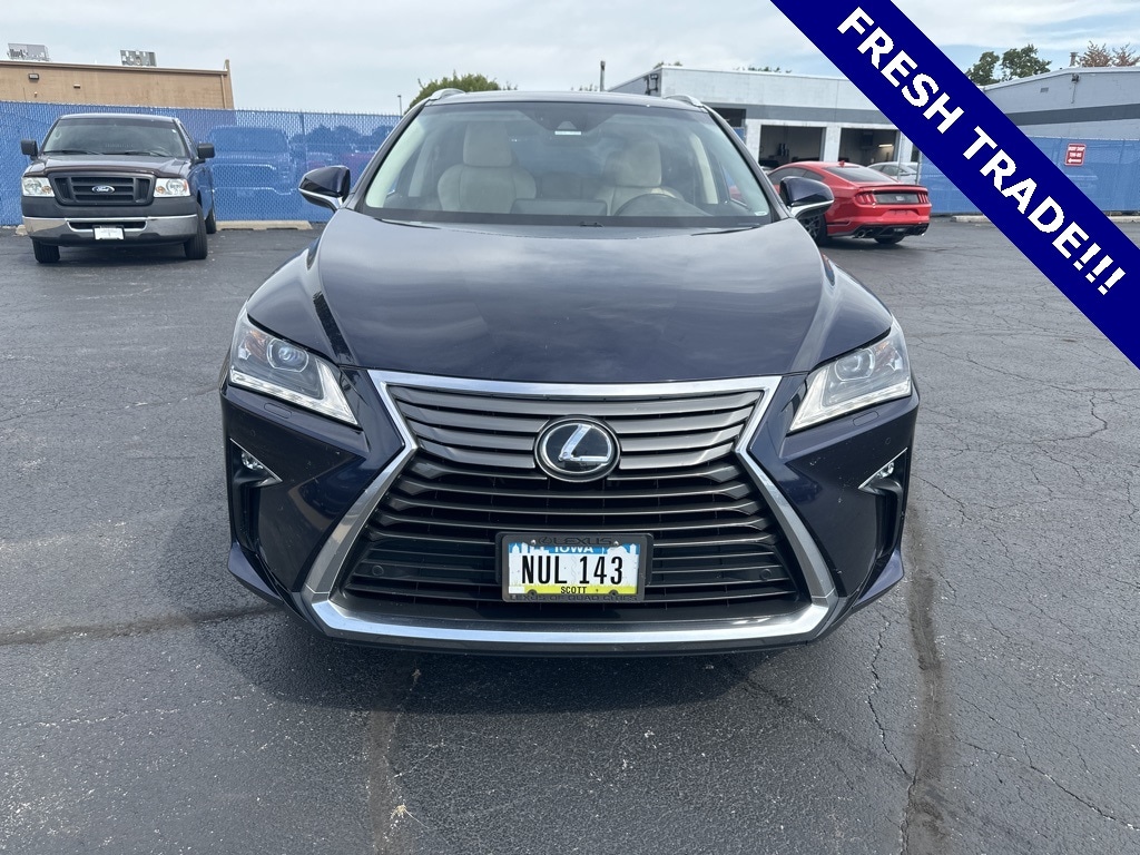 Used 2017 Lexus RX 350 with VIN 2T2BZMCA7HC076127 for sale in Davenport, IA