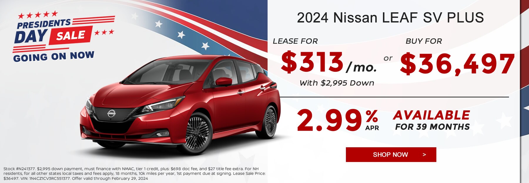 New Nissan Leaf Deals, Offers and Specials in Salem, NH