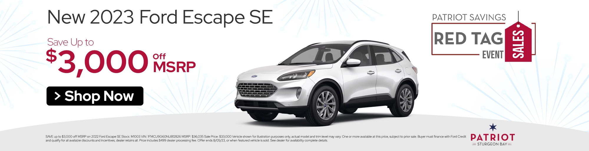 New Ford and Used Car Dealer Serving Sturgeon Bay Patriot Ford of