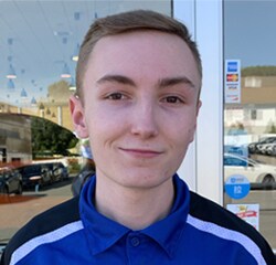 Staff member Cole Mitchell from d58841b29db7