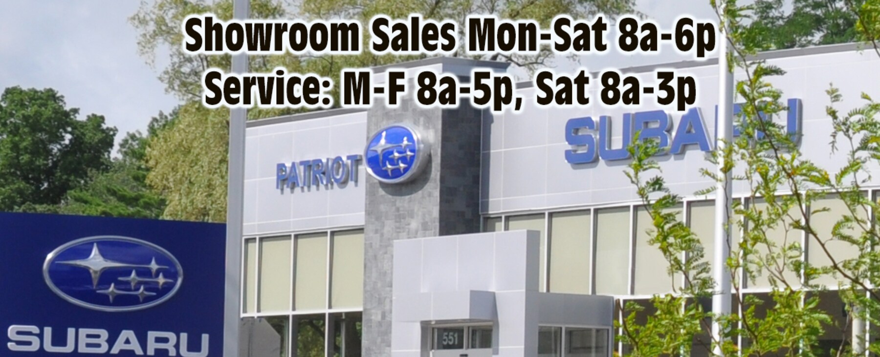 Patriot Subaru of North Attleboro New & Used Subaru Dealer near Providence, RI