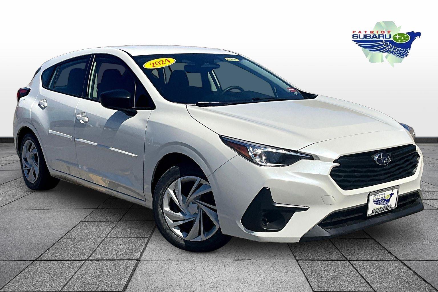 Crystal White Pearl 2024 Subaru Impreza AWD Wagon All-Wheel Drive Continuously Variable Transmission