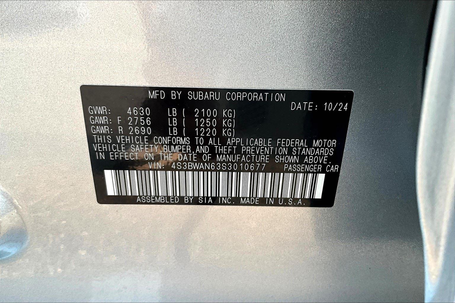 2025 Subaru Legacy Limited - Photo 33