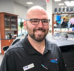 Staff member Chase Wade from 082e7fa3c79e