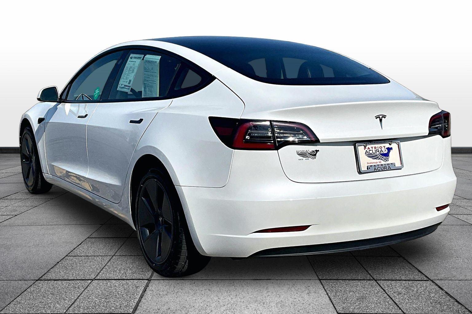 Used 2023 Tesla Model 3 Base with VIN 5YJ3E1EA0PF512407 for sale in Saco, ME