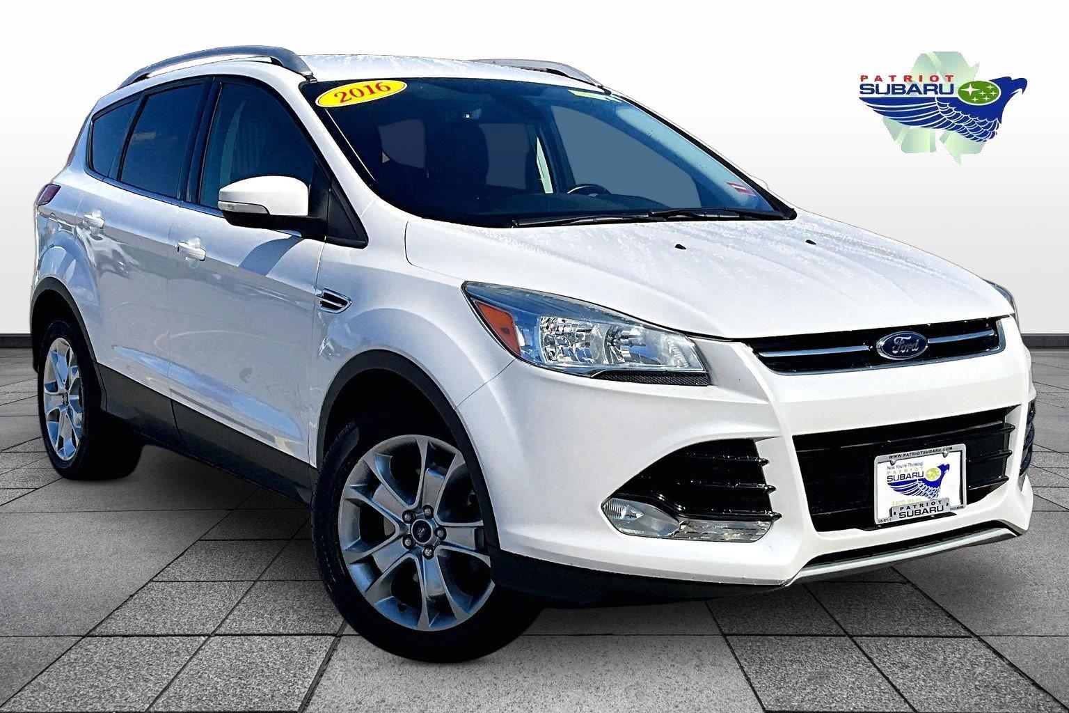 Used 2016 Ford Escape Titanium with VIN 1FMCU9J95GUA79361 for sale in Saco, ME
