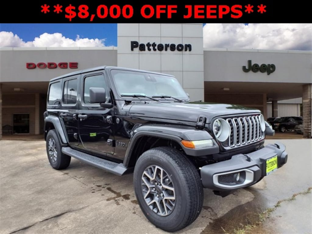 New 2025 Jeep Wrangler 4-DOOR SAHARA Sport Utility