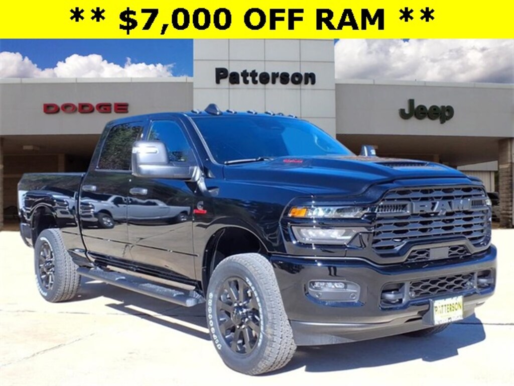 New 2026 Ram 2500 BLACK EXPRESS CREW CAB 4X4 6'4 BOX Pickup