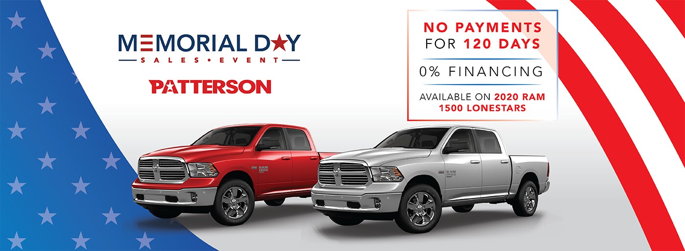 Patterson Marshall Chrysler Dodge Jeep Ram Dealership in Marshall, TX New & Used Car Dealership