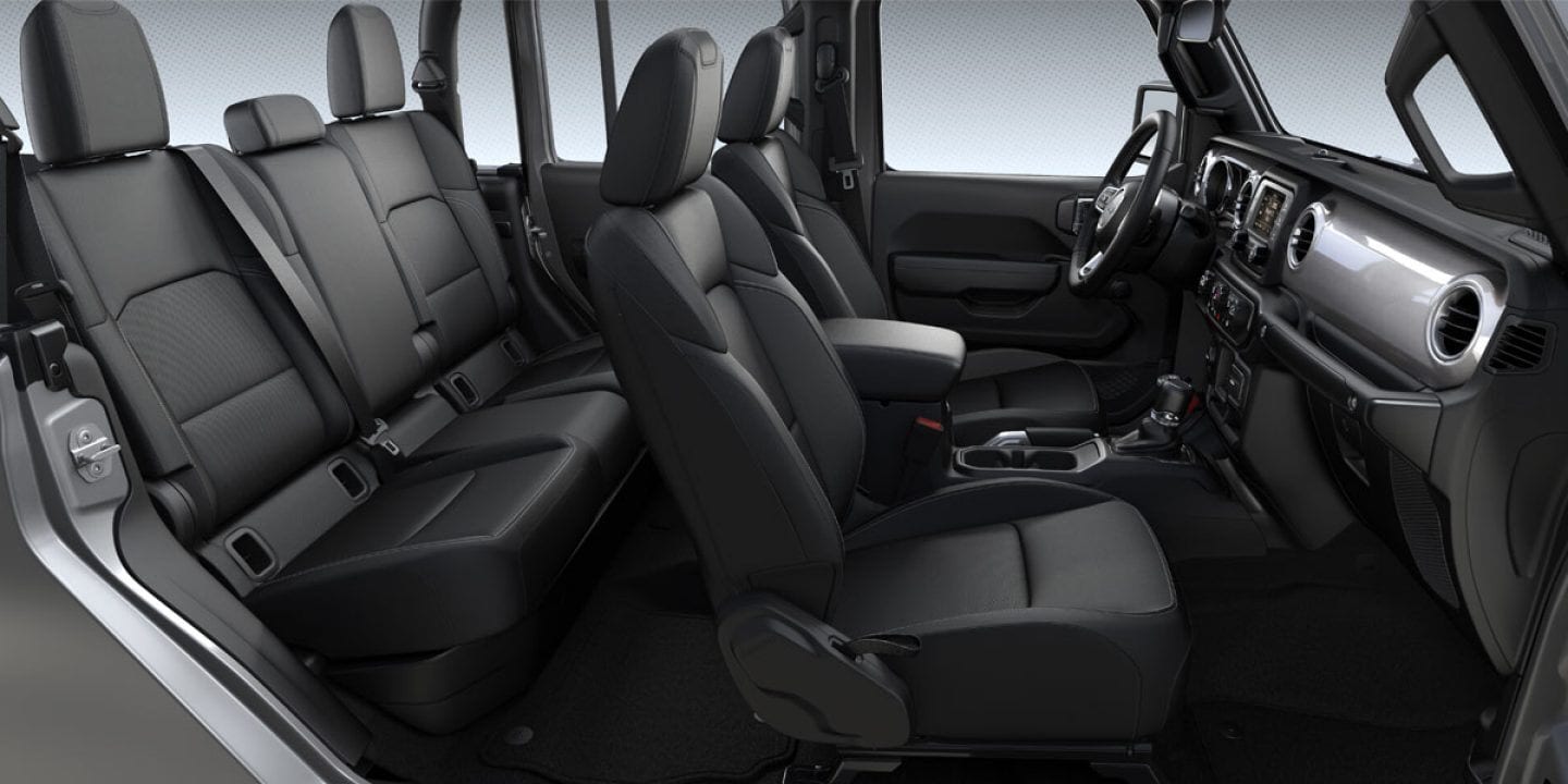 2020 jeep gladiator interior seating